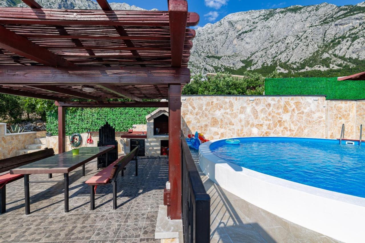 Navis Sea View Apartment With Pool Makarska Ngoại thất bức ảnh