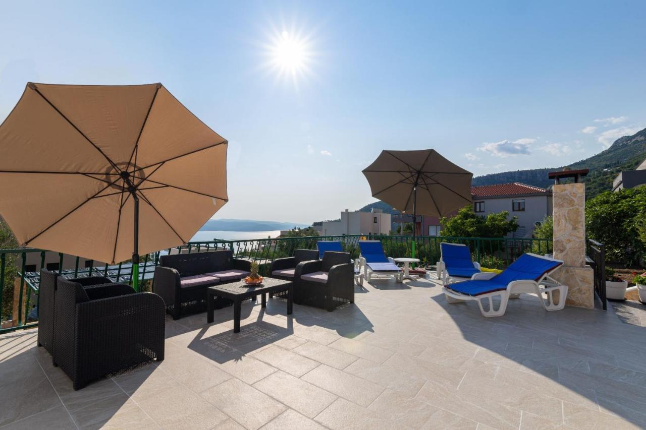 Navis Sea View Apartment With Pool Makarska Ngoại thất bức ảnh