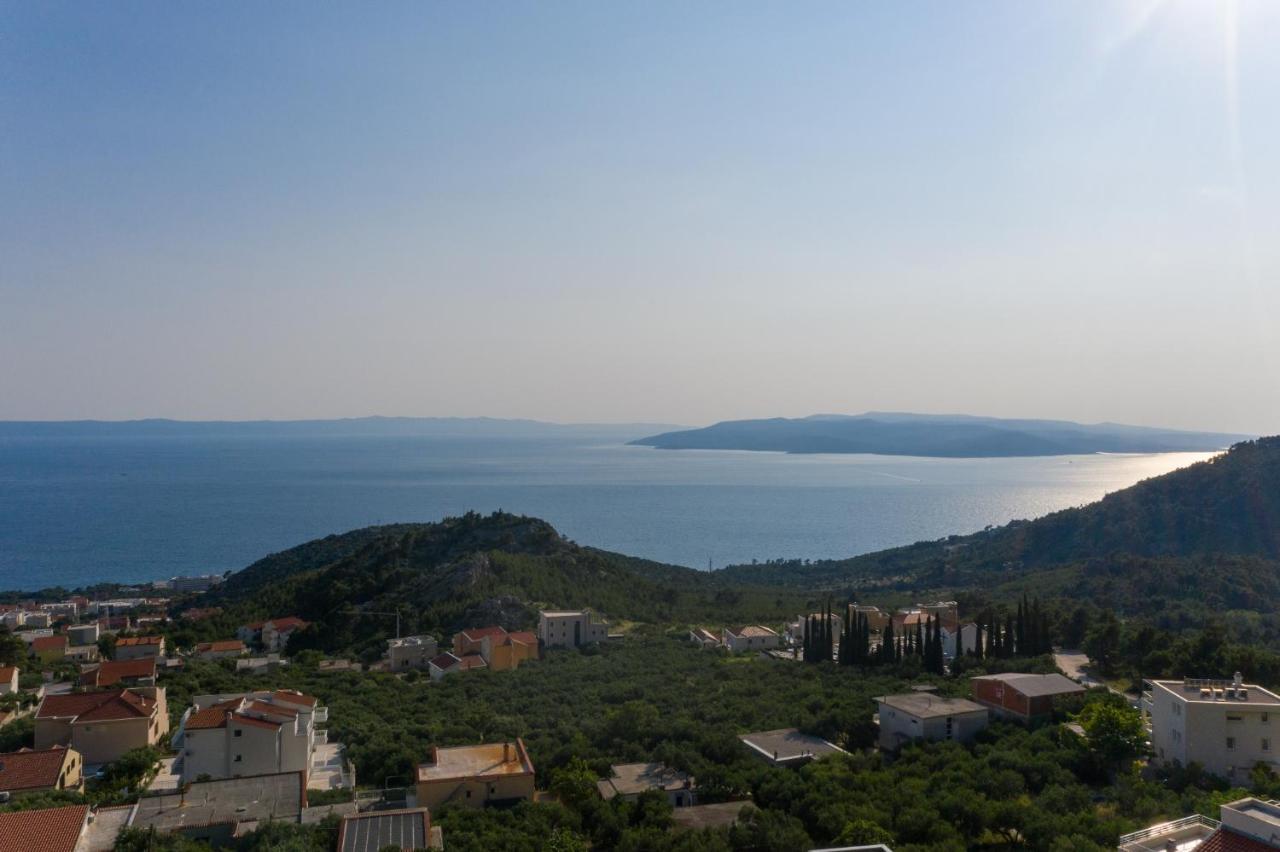 Navis Sea View Apartment With Pool Makarska Ngoại thất bức ảnh