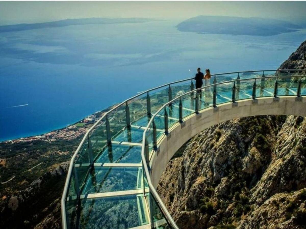 Navis Sea View Apartment With Pool Makarska Ngoại thất bức ảnh
