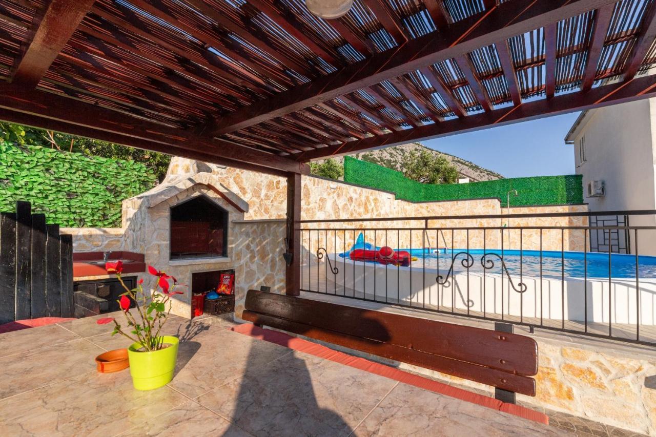 Navis Sea View Apartment With Pool Makarska Ngoại thất bức ảnh