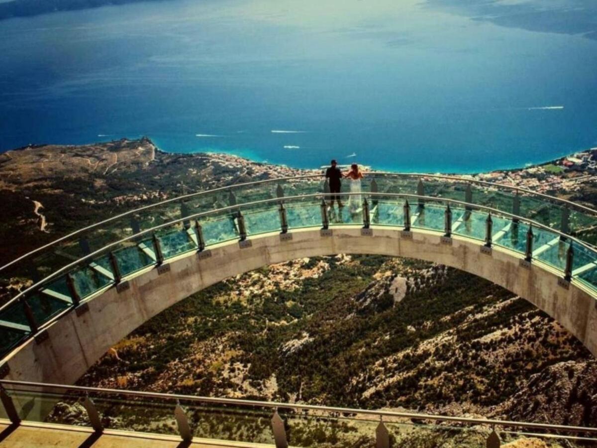 Navis Sea View Apartment With Pool Makarska Ngoại thất bức ảnh
