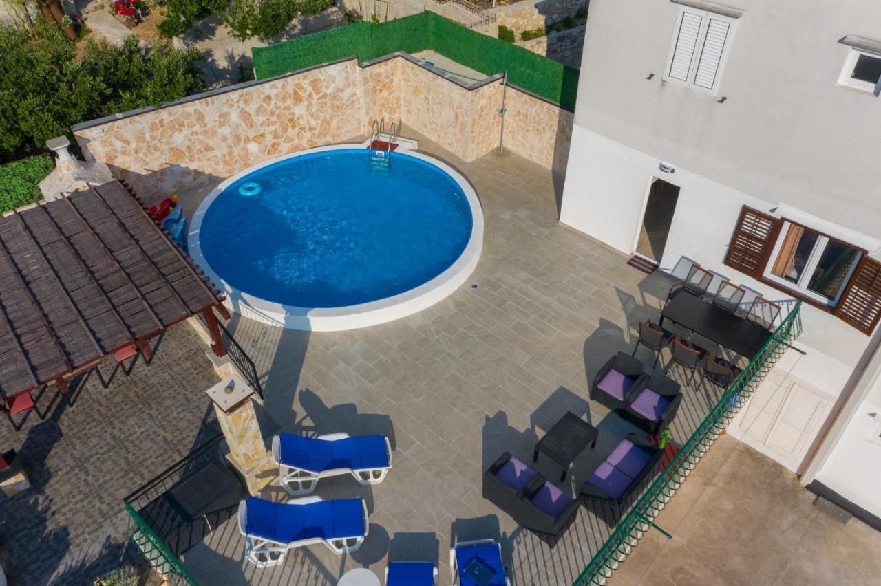 Navis Sea View Apartment With Pool Makarska Ngoại thất bức ảnh