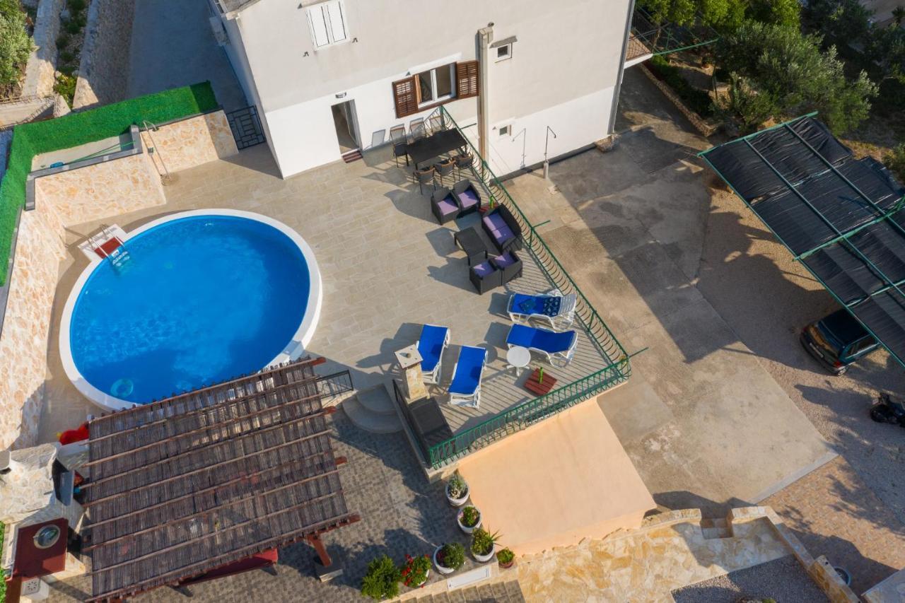 Navis Sea View Apartment With Pool Makarska Ngoại thất bức ảnh
