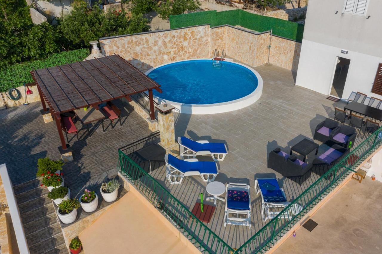 Navis Sea View Apartment With Pool Makarska Ngoại thất bức ảnh
